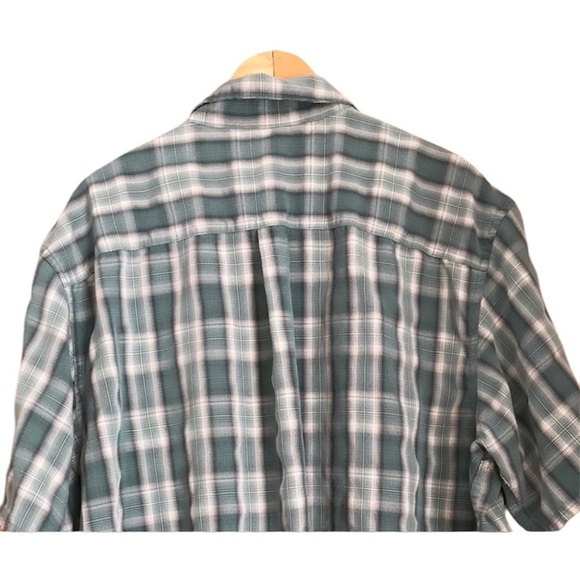 Columbia Omni-Shade Sun Protection Plaid Short Sleeve Shirt Size XXL 2TG - Picture 8 of 10